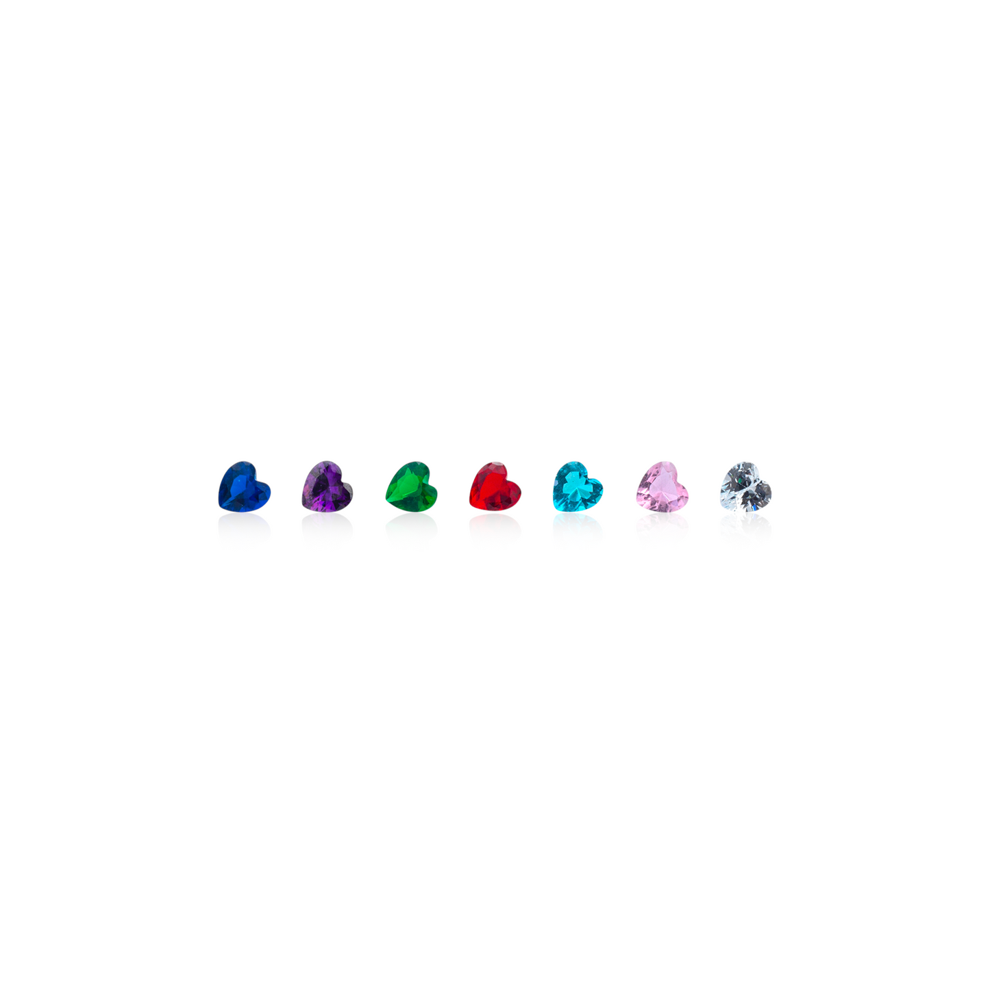 Anello fascia stretta con cuore XS
