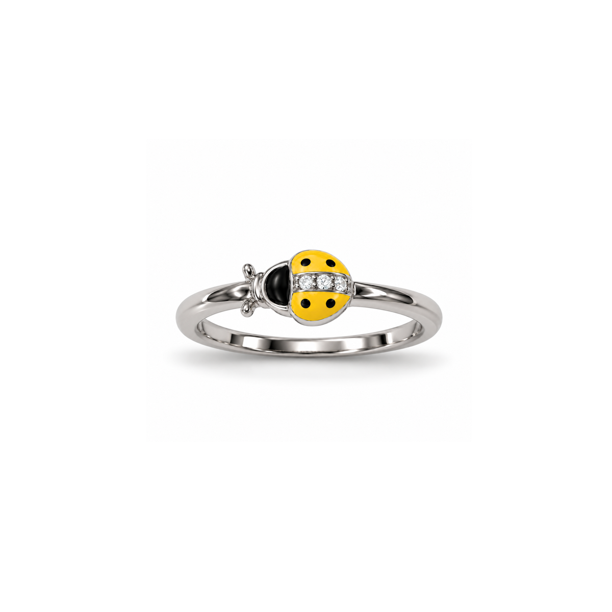 Anello baby coccinella