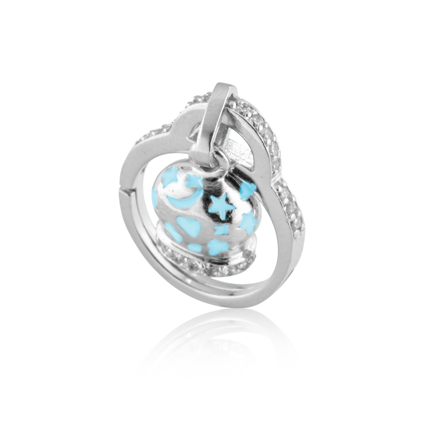 Anello campanella smaltato