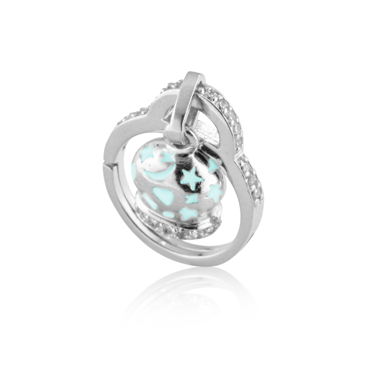 Anello campanella smaltato