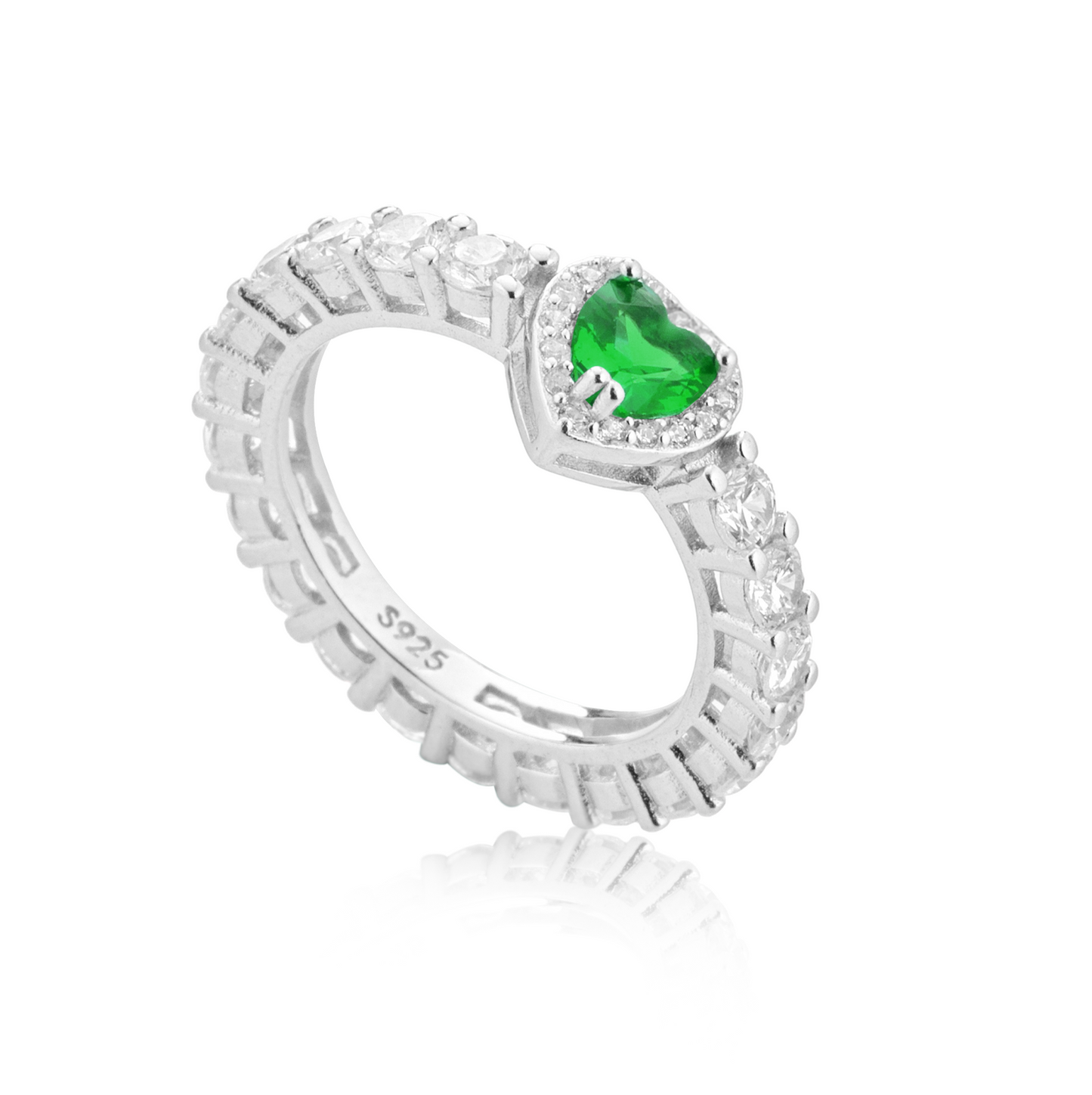 Heart tennis ring
