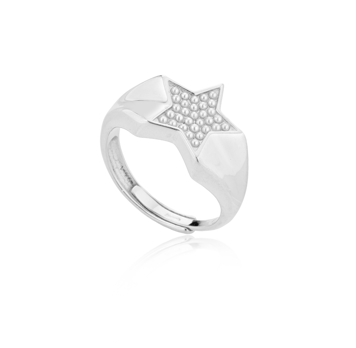 MicroPerle star ring