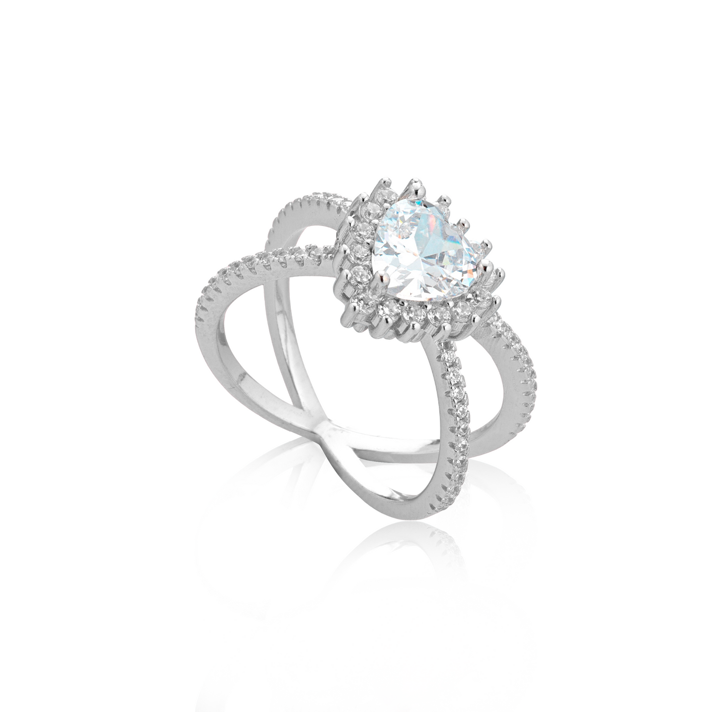 CrossHeart Ring