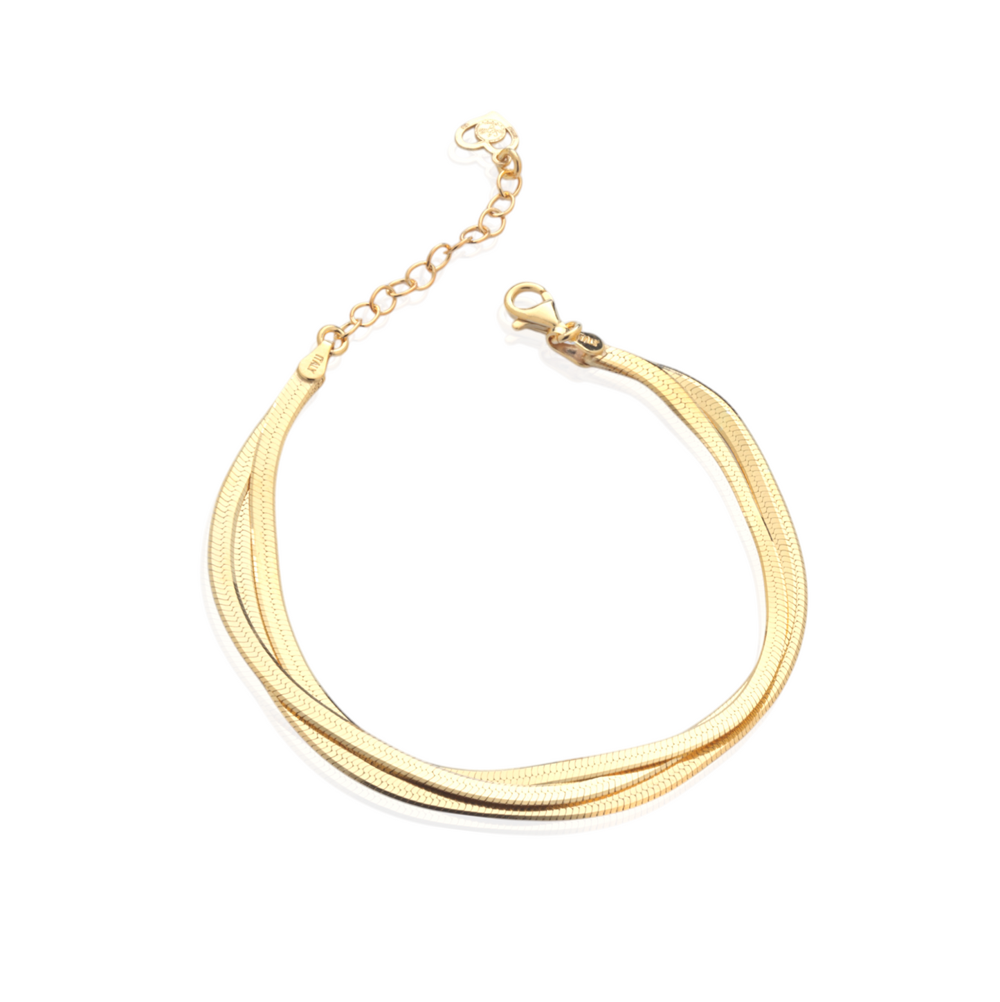Bracciale Gipsy 3 fili - 0,3 cm