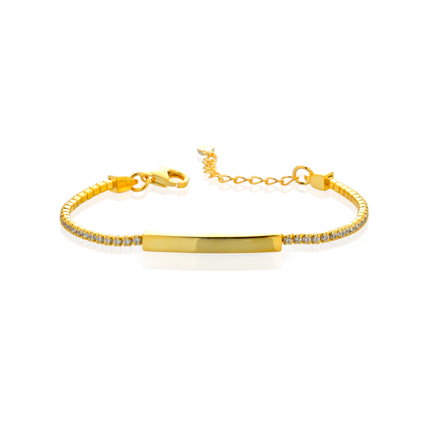 Bracciale baby tennis con targa
