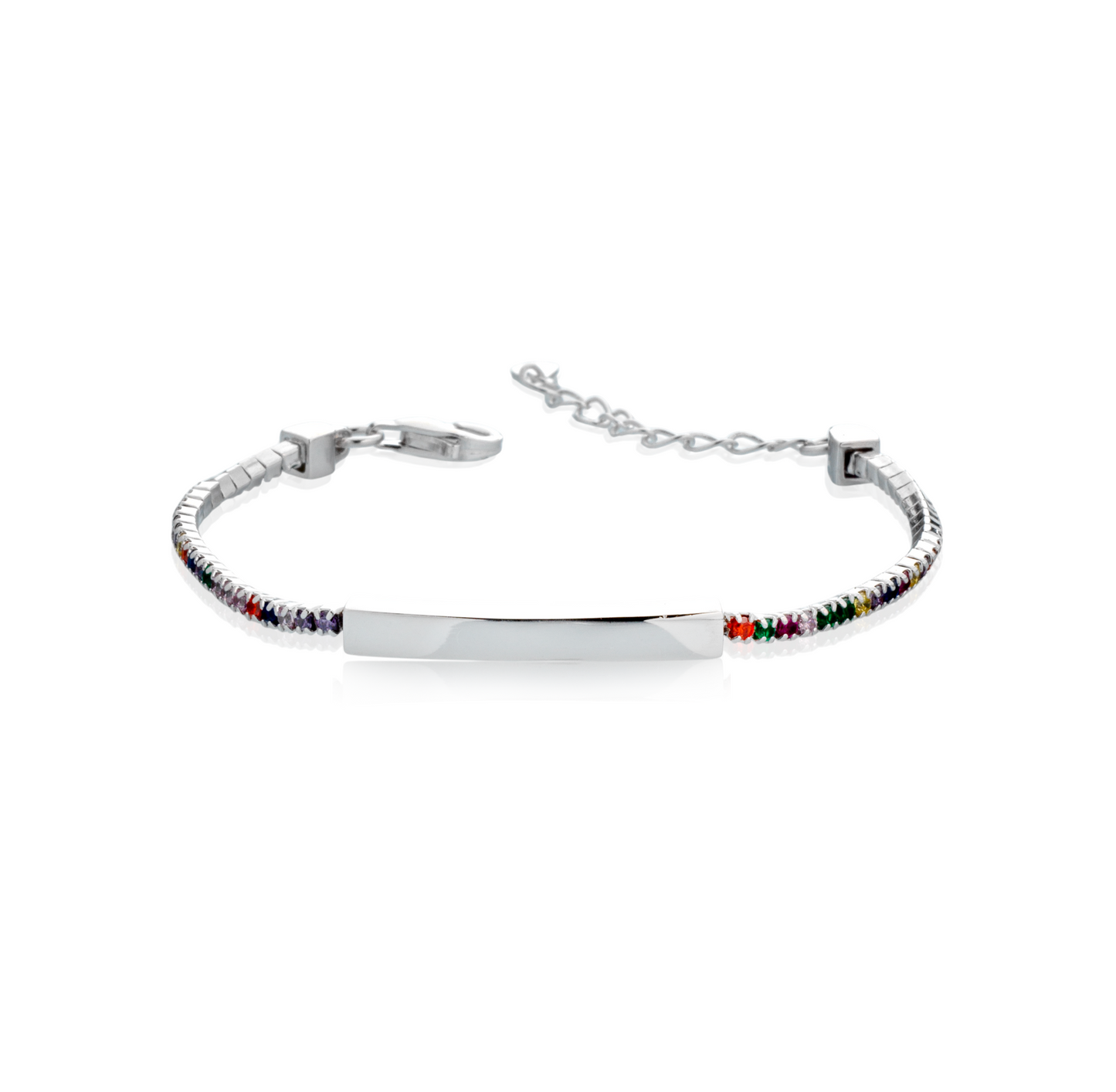 Bracciale baby tennis con targa
