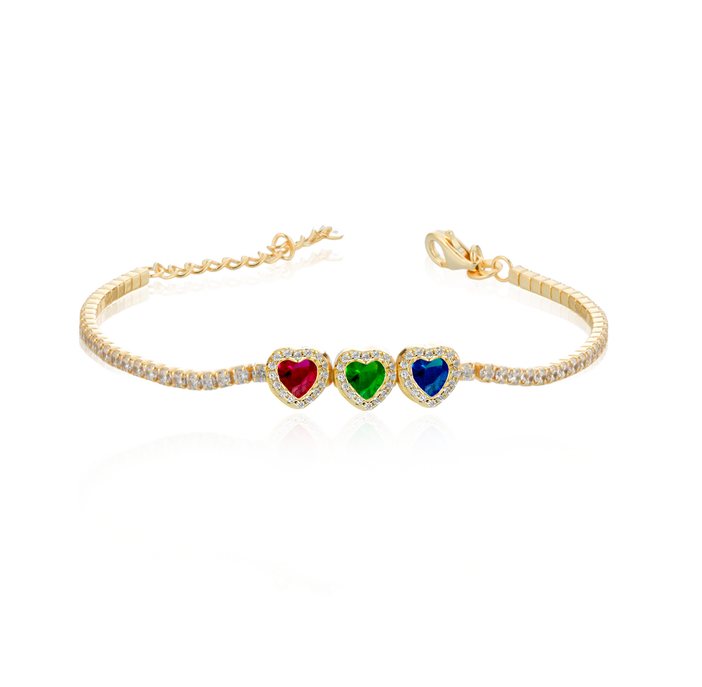 Trilogy J'aime Tennis bracelet