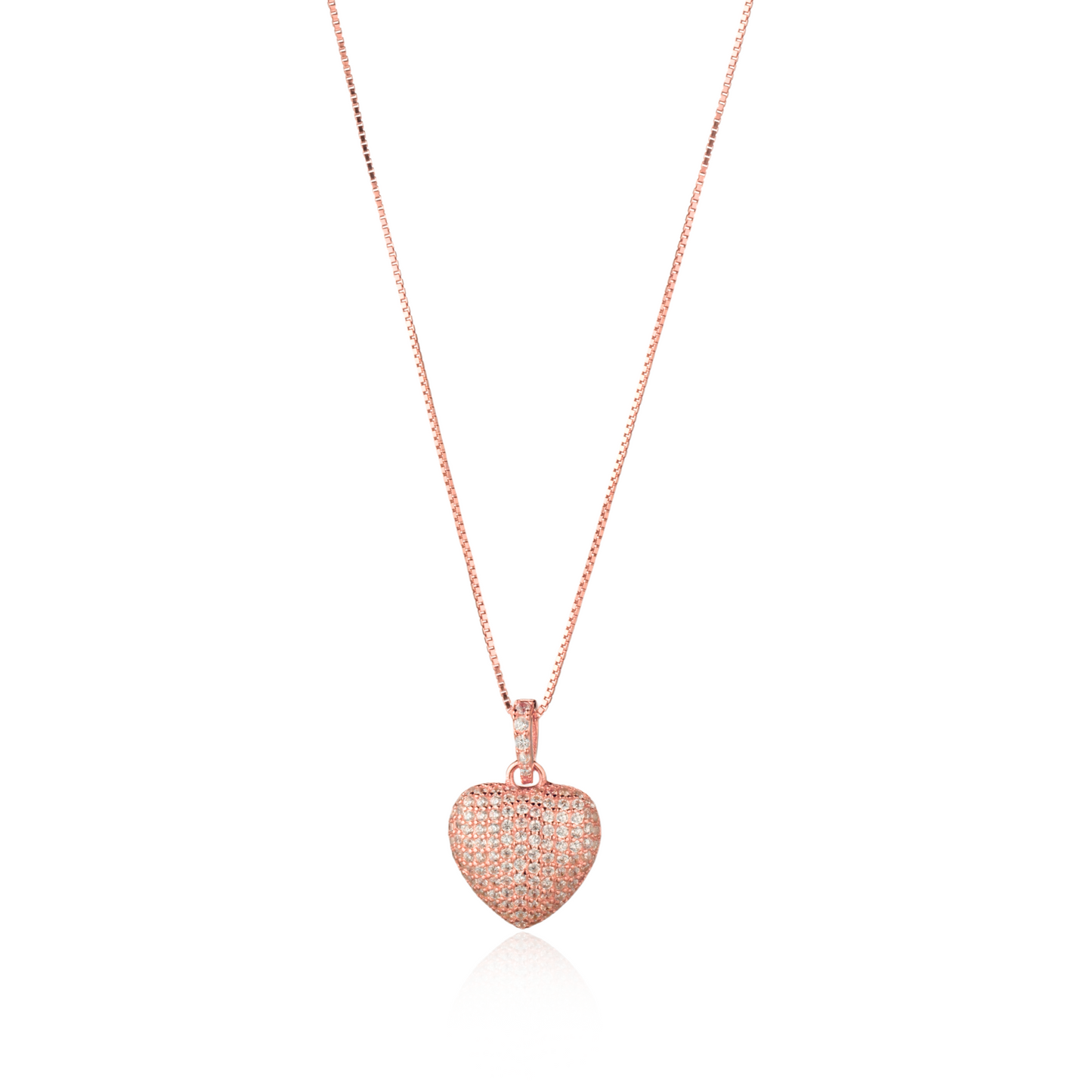 Collana Amour pavè 1,2 cm
