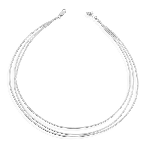 Collana Gipsy 3 fili - 0,3 cm