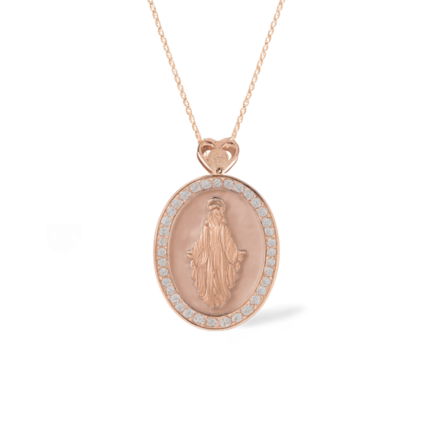 Collana Madonna Smaltata 3 misura