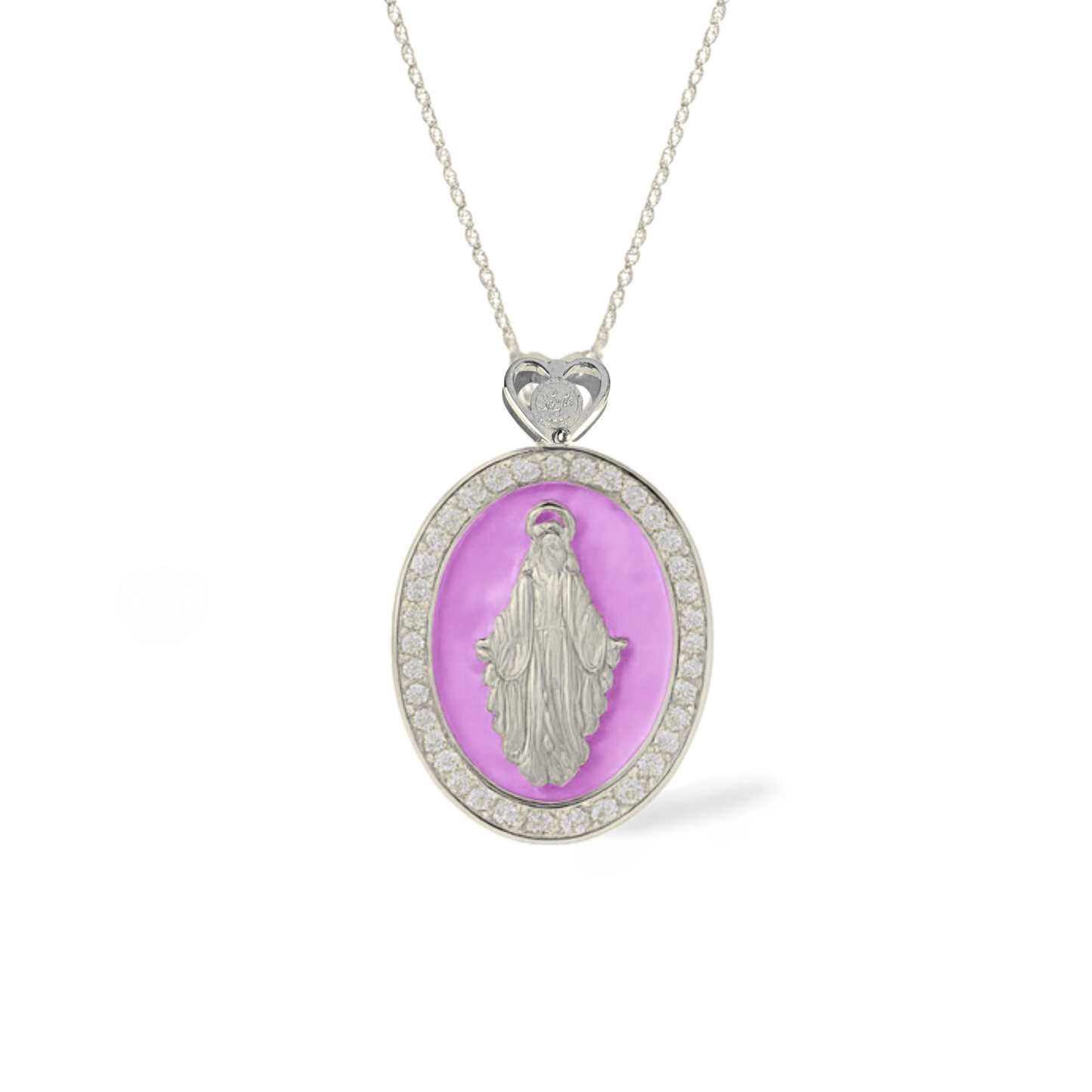 Collana Madonna Smaltata 3 misura