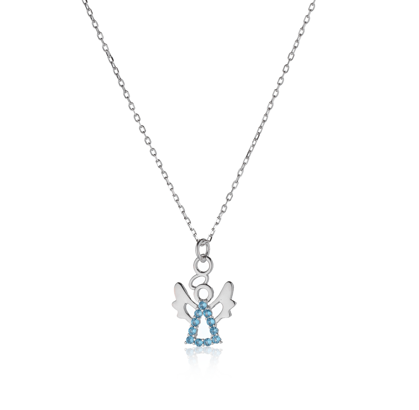 Collana baby con angelo