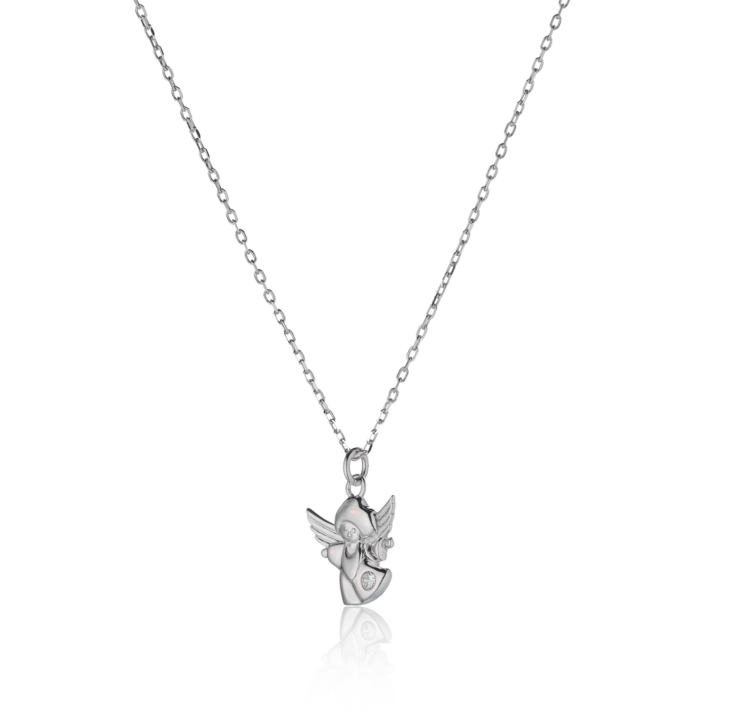 Collana baby con angelo