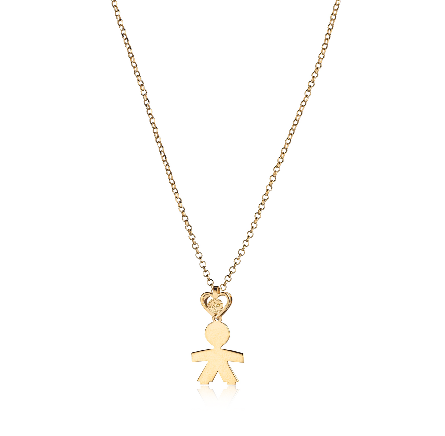 Collana bimbo una lastra 2 cm