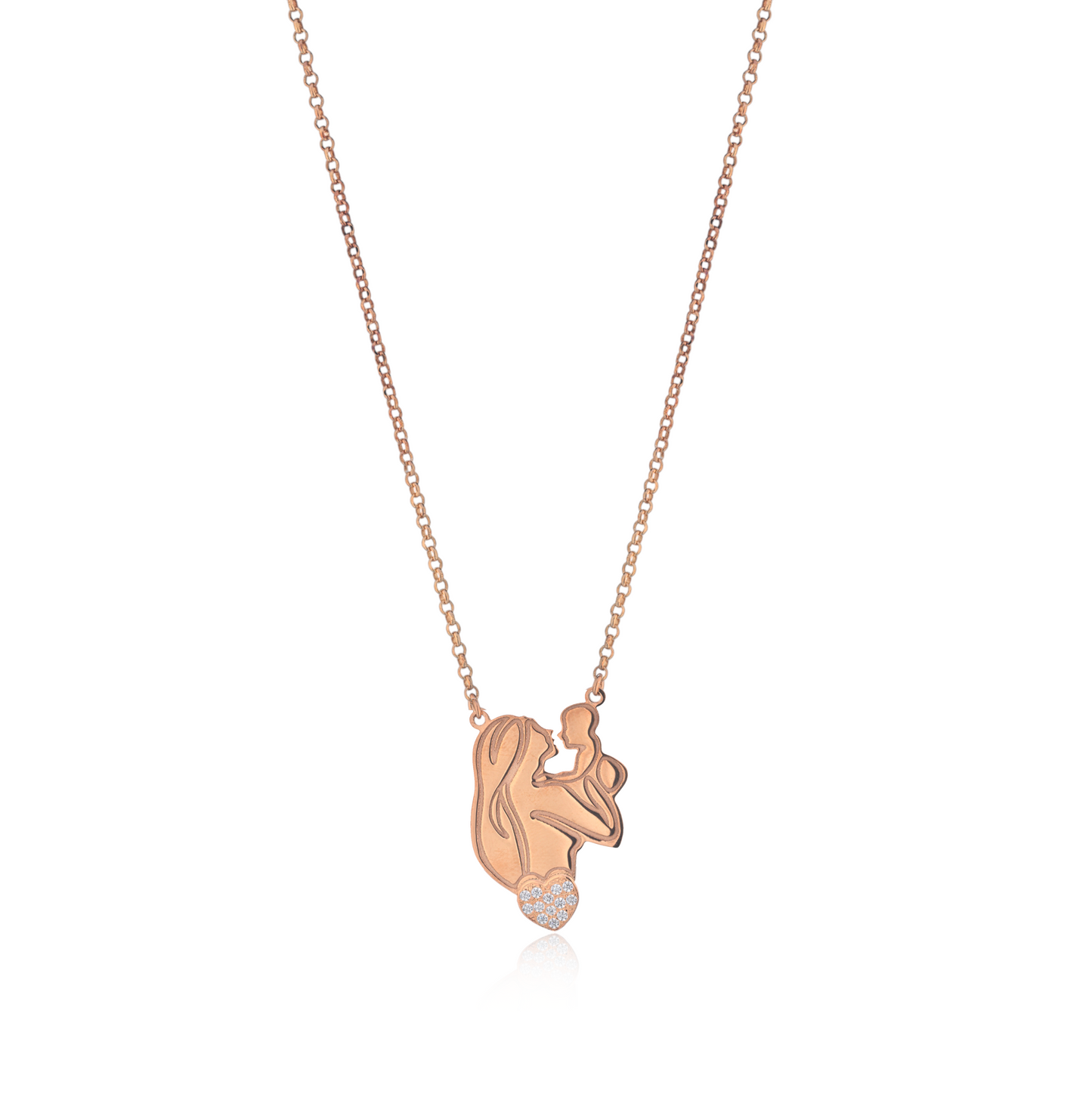 Collana Armonia di Cuore Piccola con Swarovski