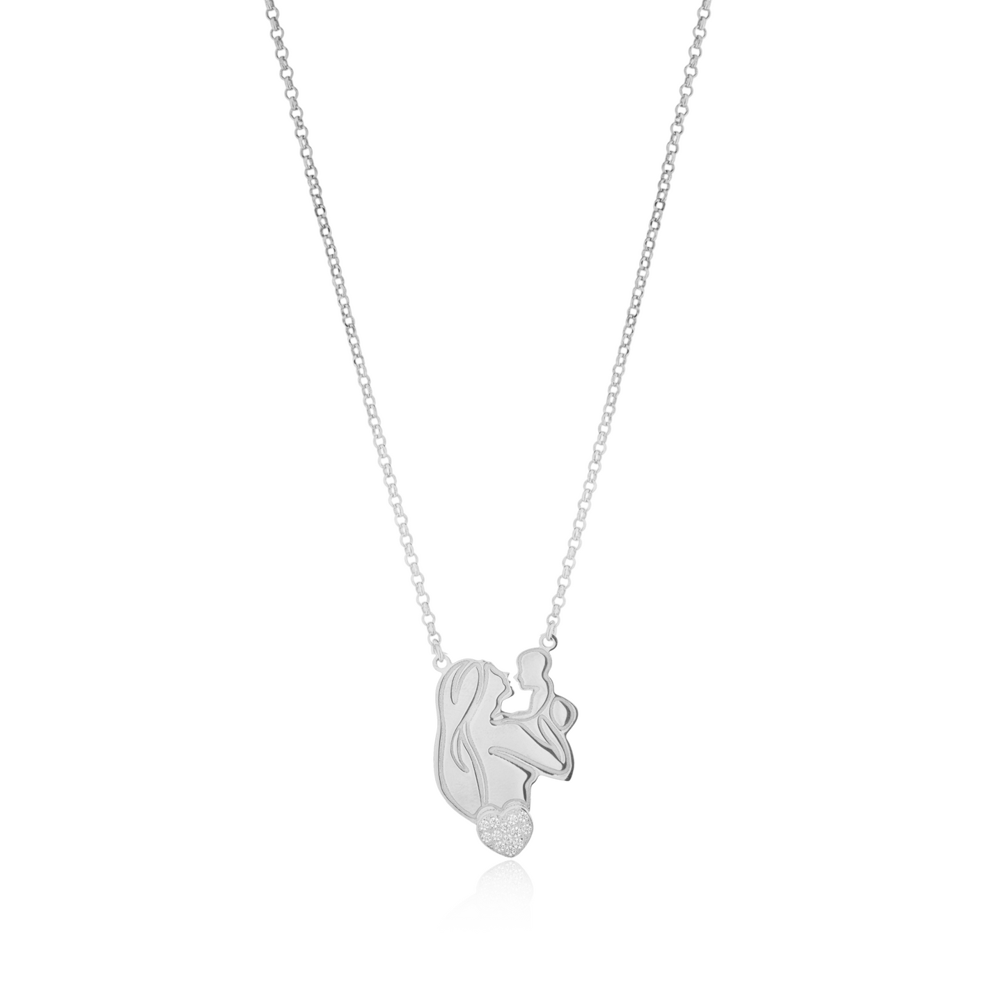 Collana Armonia di Cuore Piccola con Swarovski