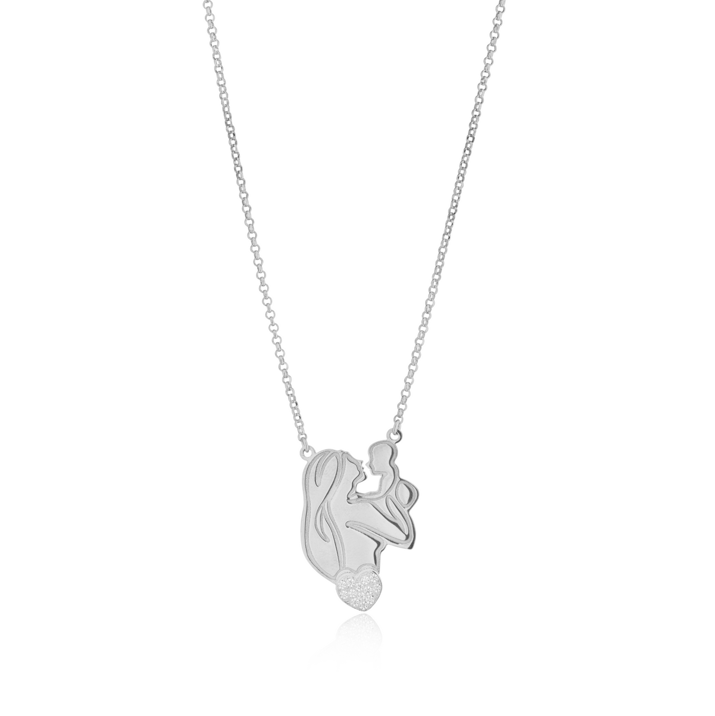 Collana Armonia di Cuore Media con Swarovski