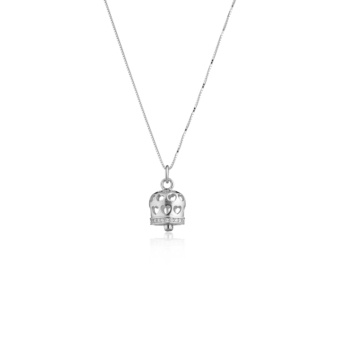 Collana campanella cuori