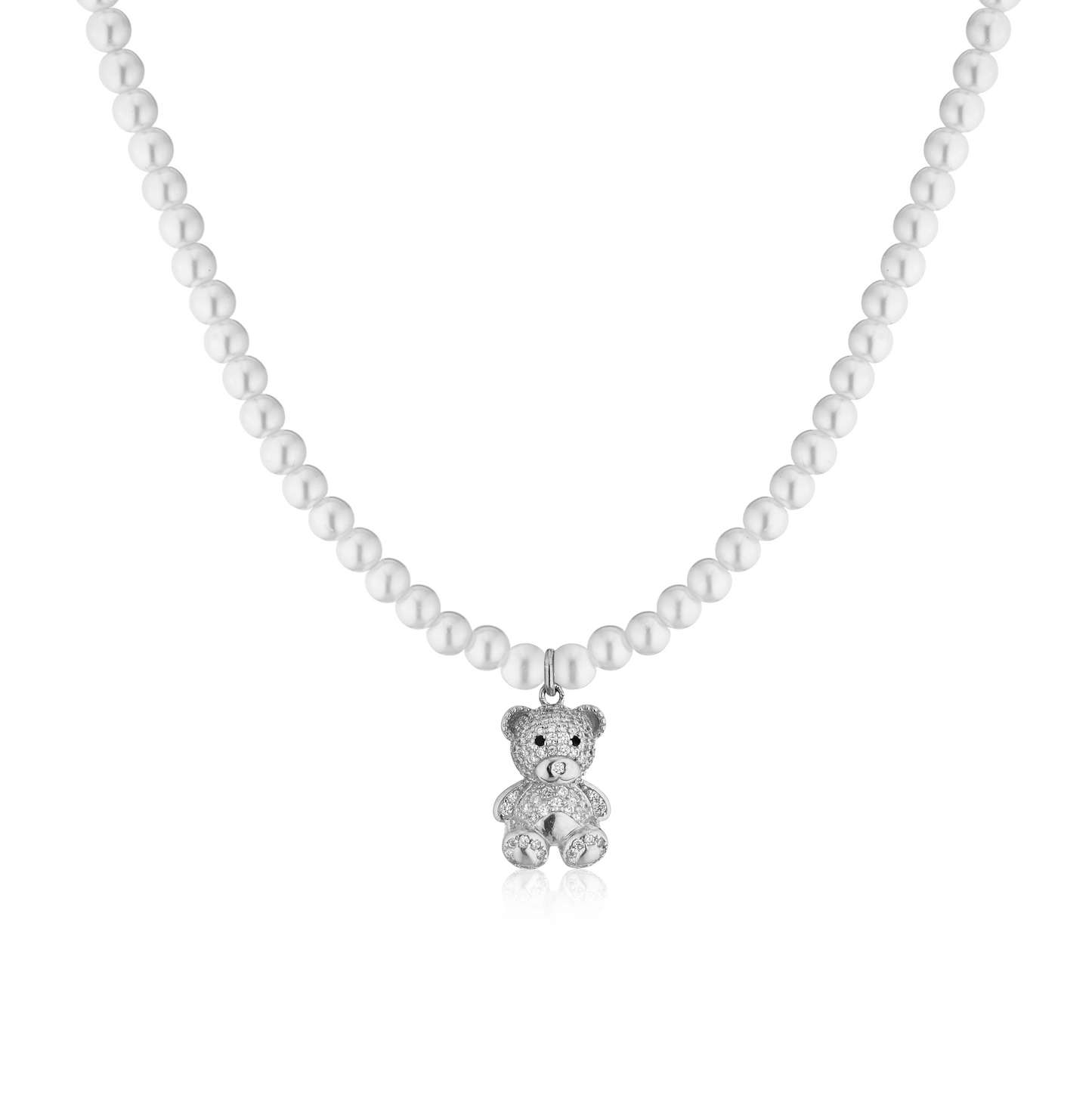 Collana di perle con Teddy