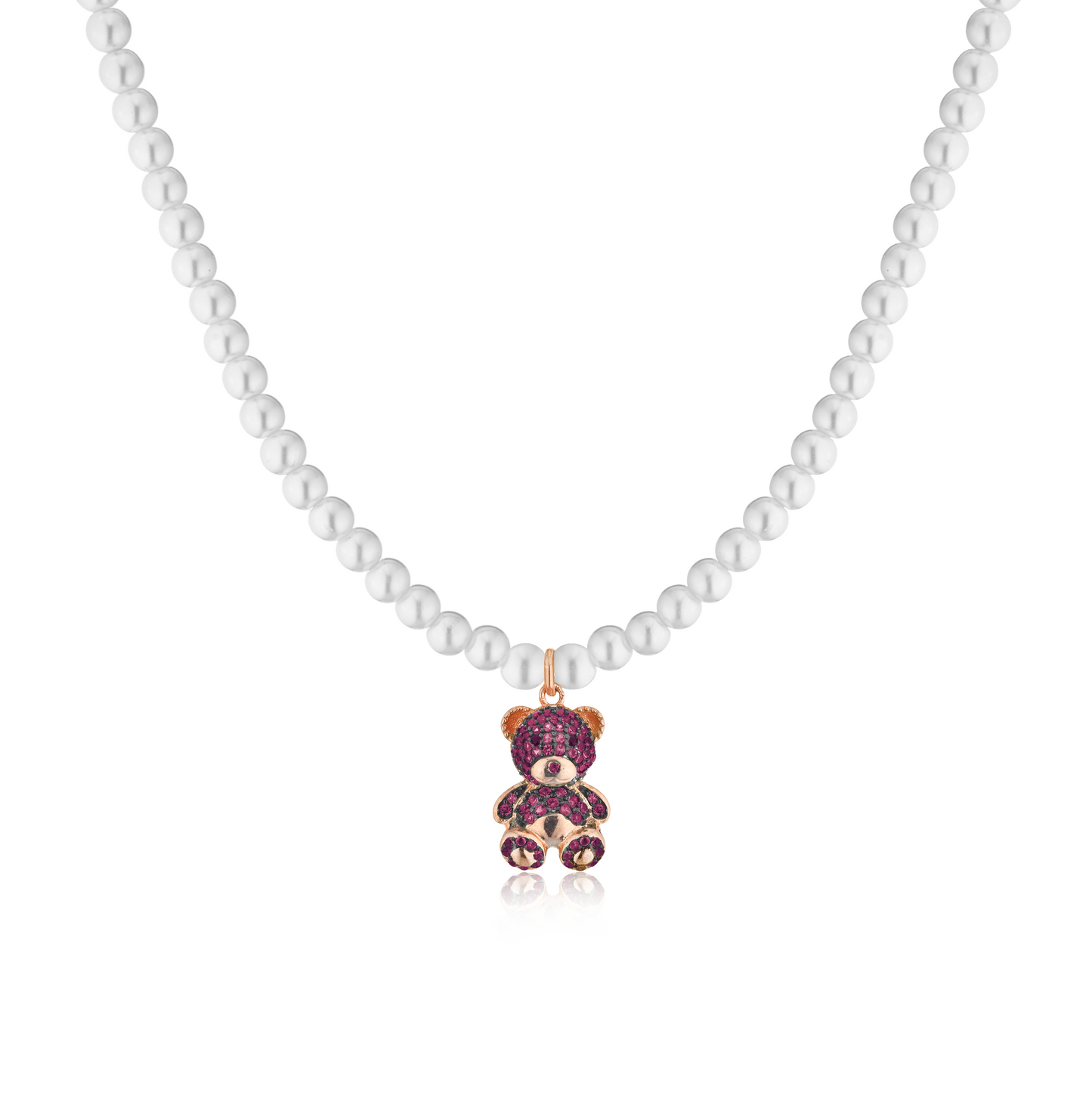 Collana di perle con Teddy