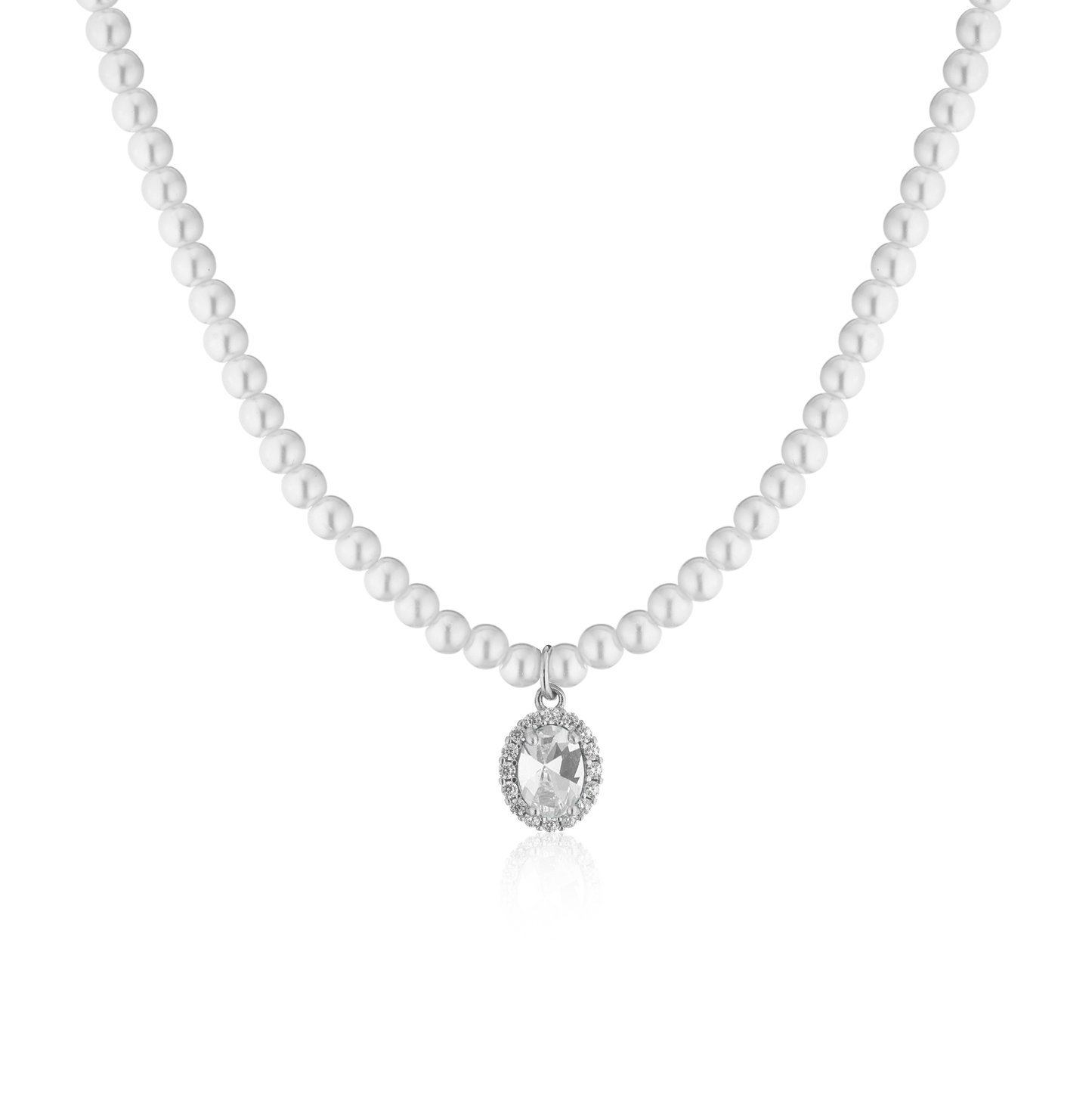 Collana di perle con ciondolo