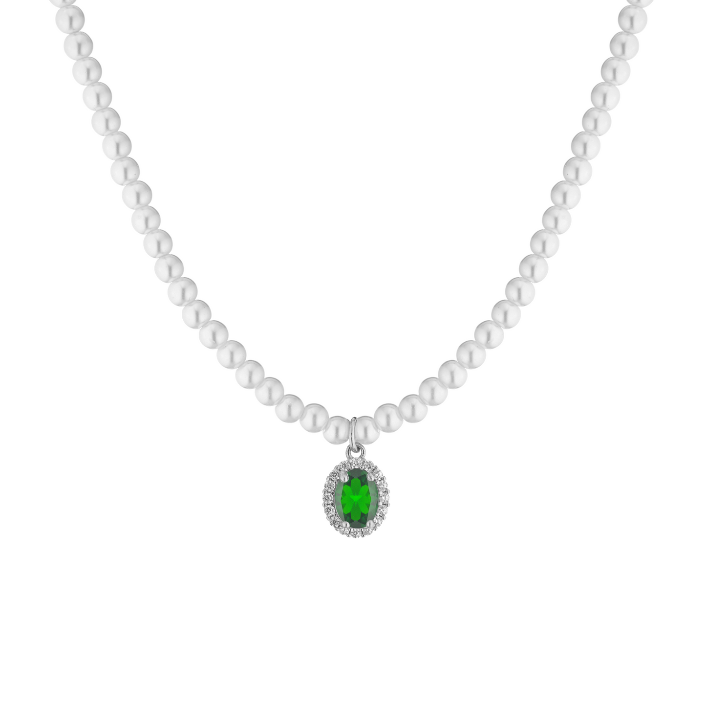 Collana di perle con ciondolo