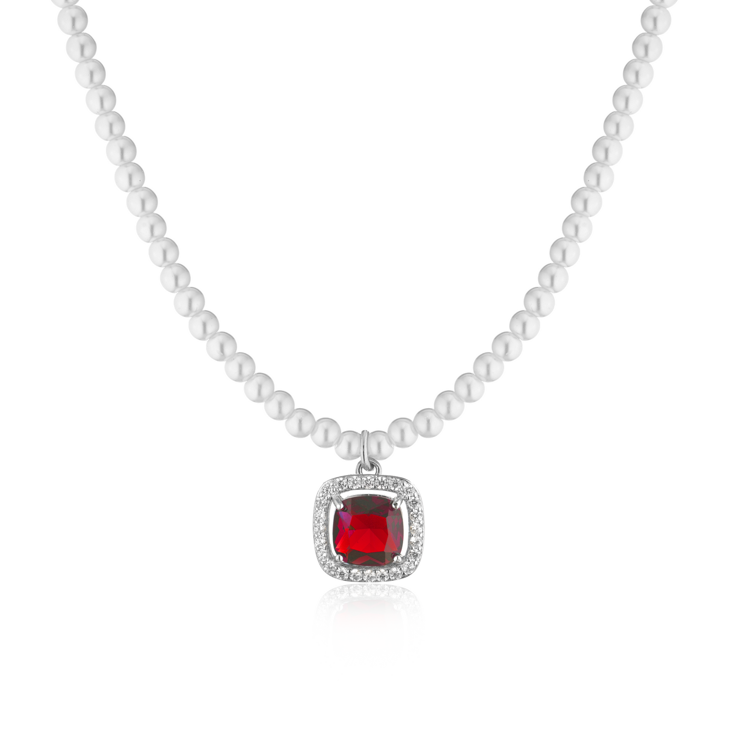 Collana di perle con ciondolo