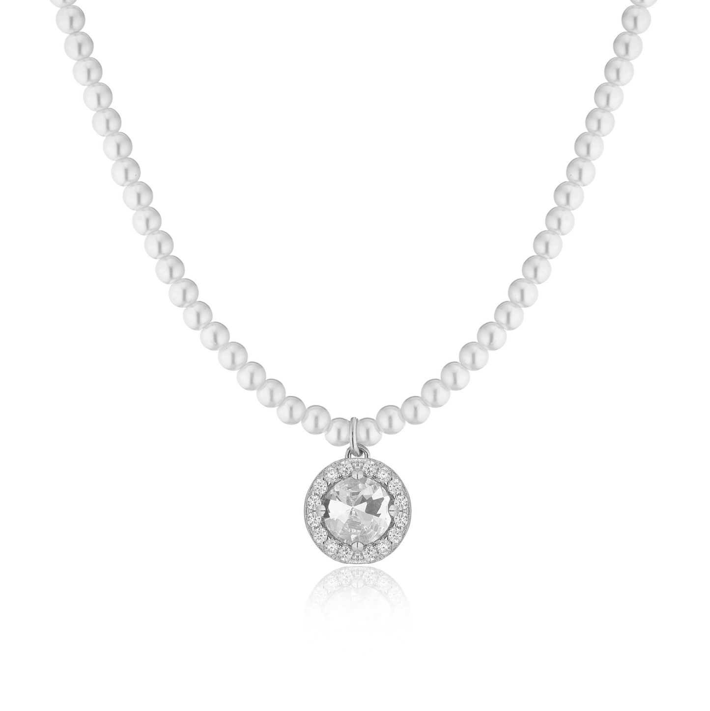 Collana di perle con ciondolo