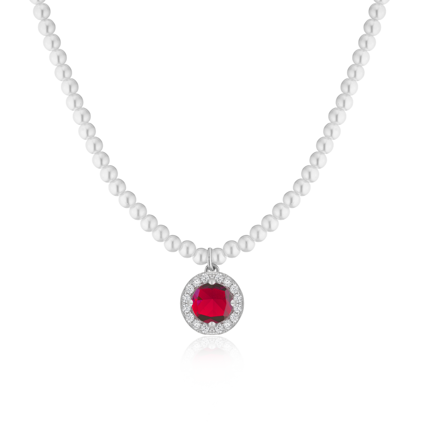 Collana di perle con ciondolo