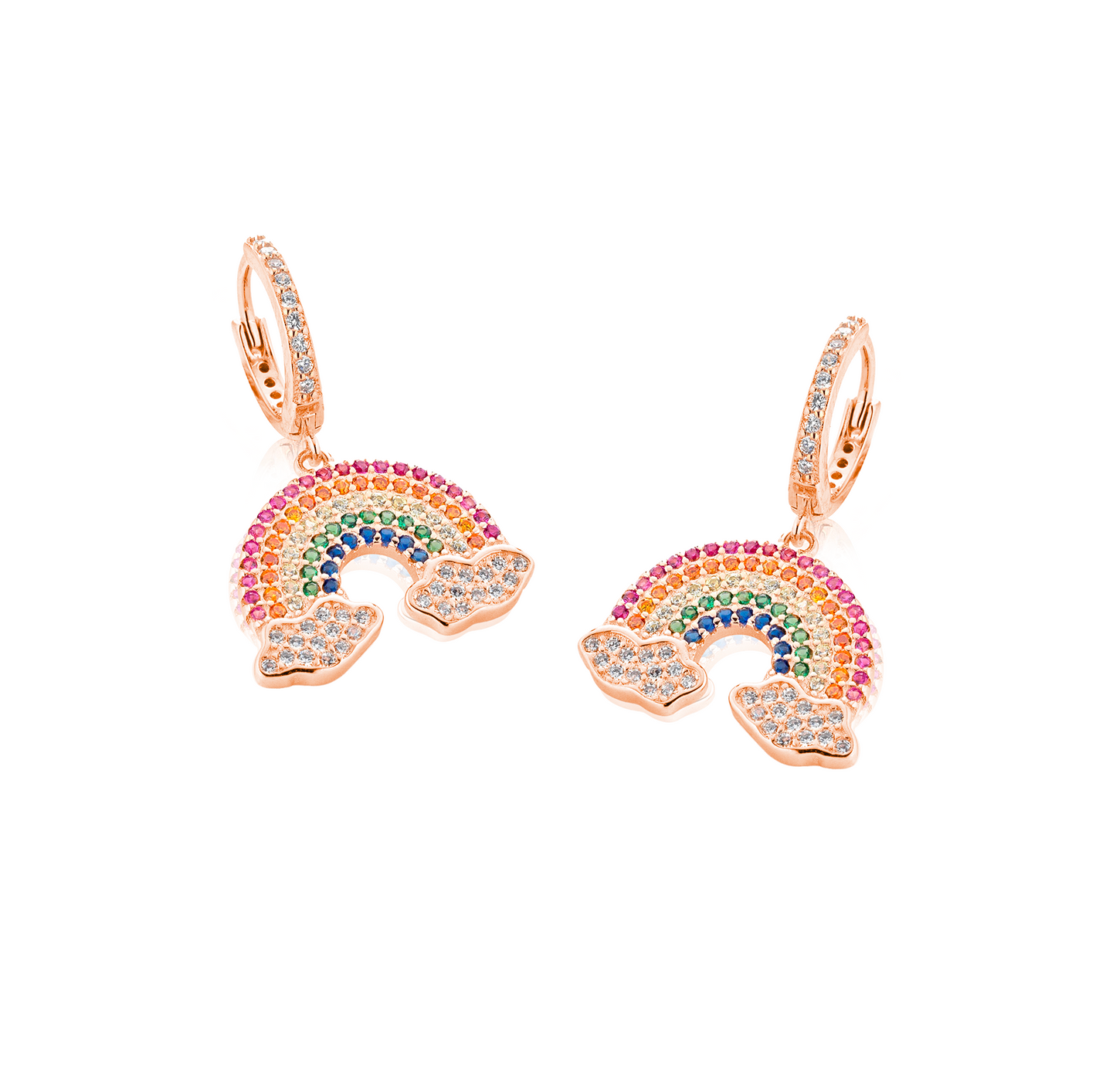 Orecchini pendenti arcobaleno