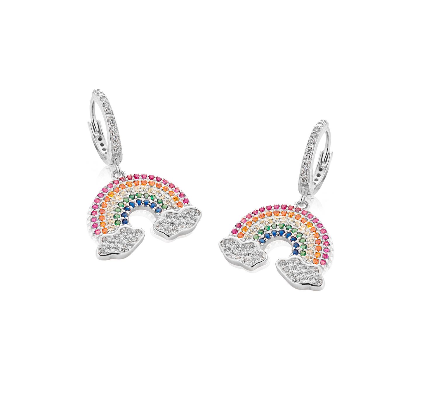 Orecchini pendenti arcobaleno