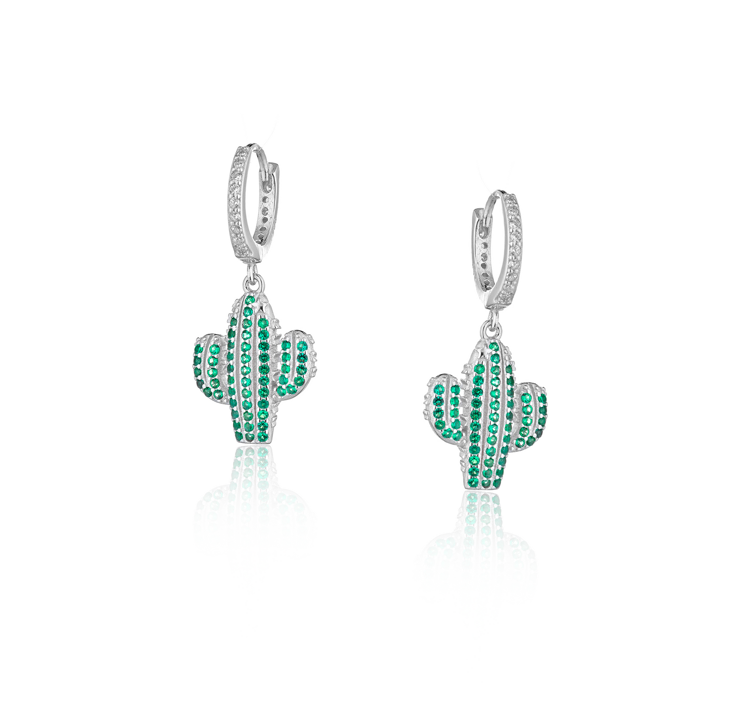 Orecchini cactus pendenti