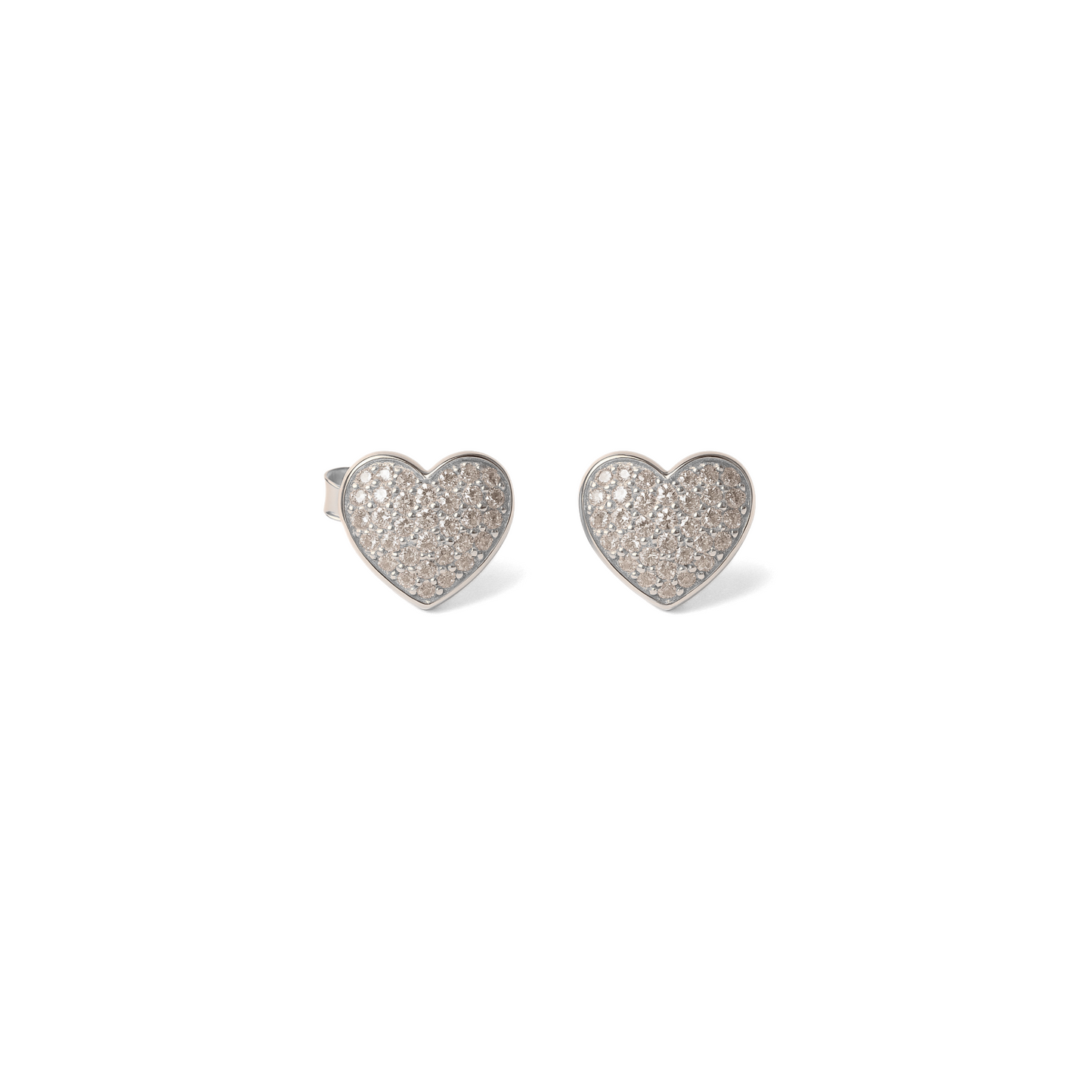 Orecchini Amour Pavè 0,8 cm