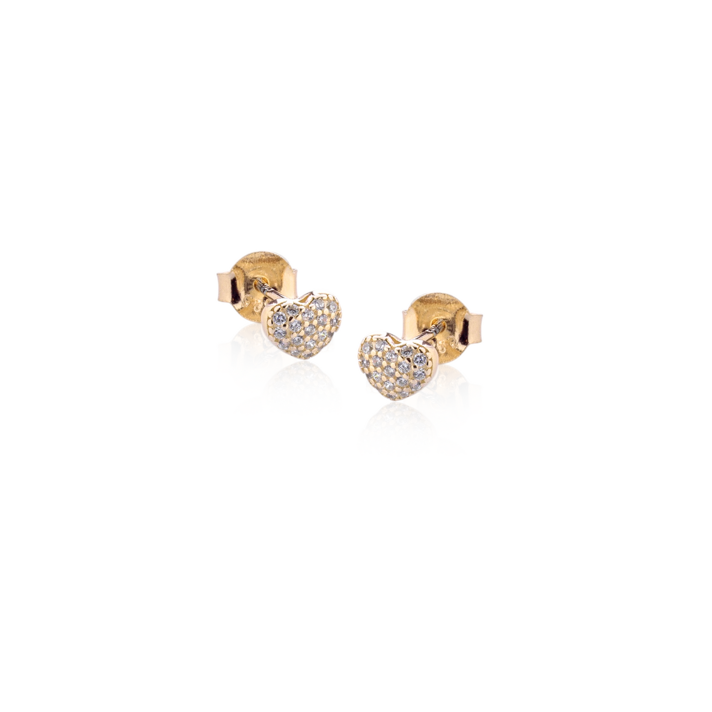 Orecchini Amour Pavè 0,4 cm