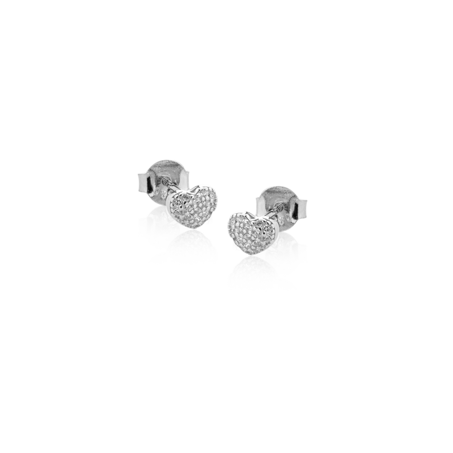 Orecchini Amour Pavè 0,4 cm