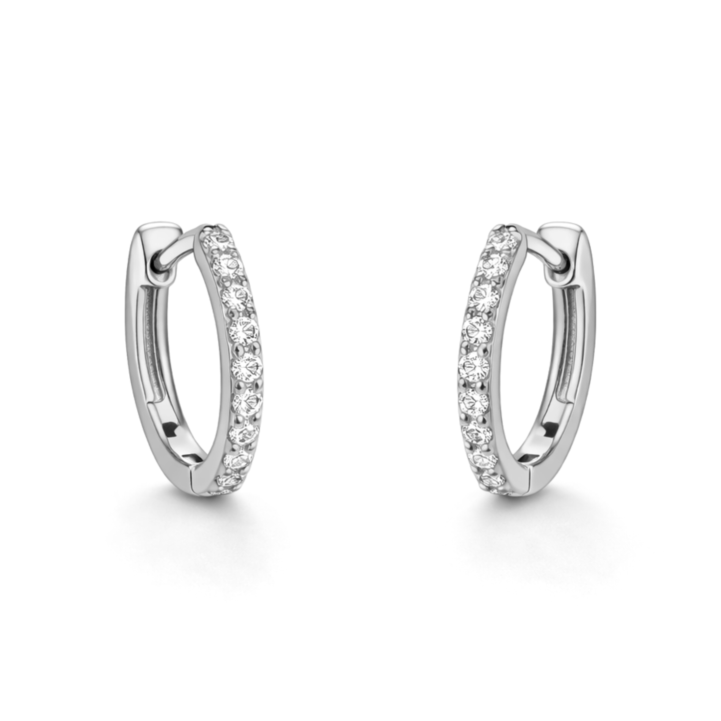 Orecchini Cerchio e Swarovski 1,3 cm