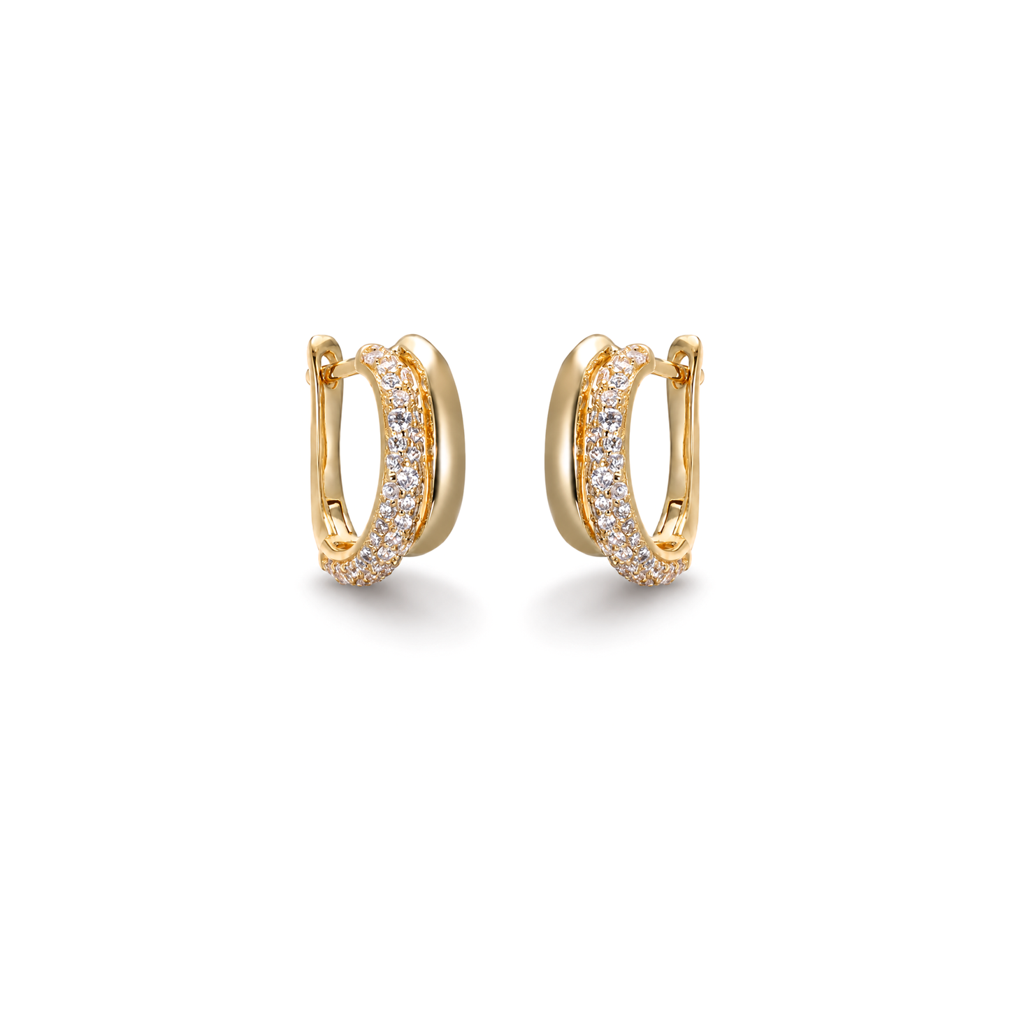 Orecchini Cerchio e Swarovski