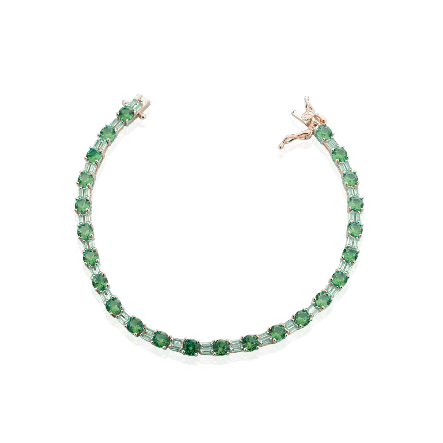 Baguette tennis bracelet