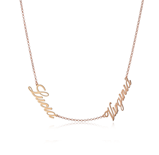 Collana con due nomi