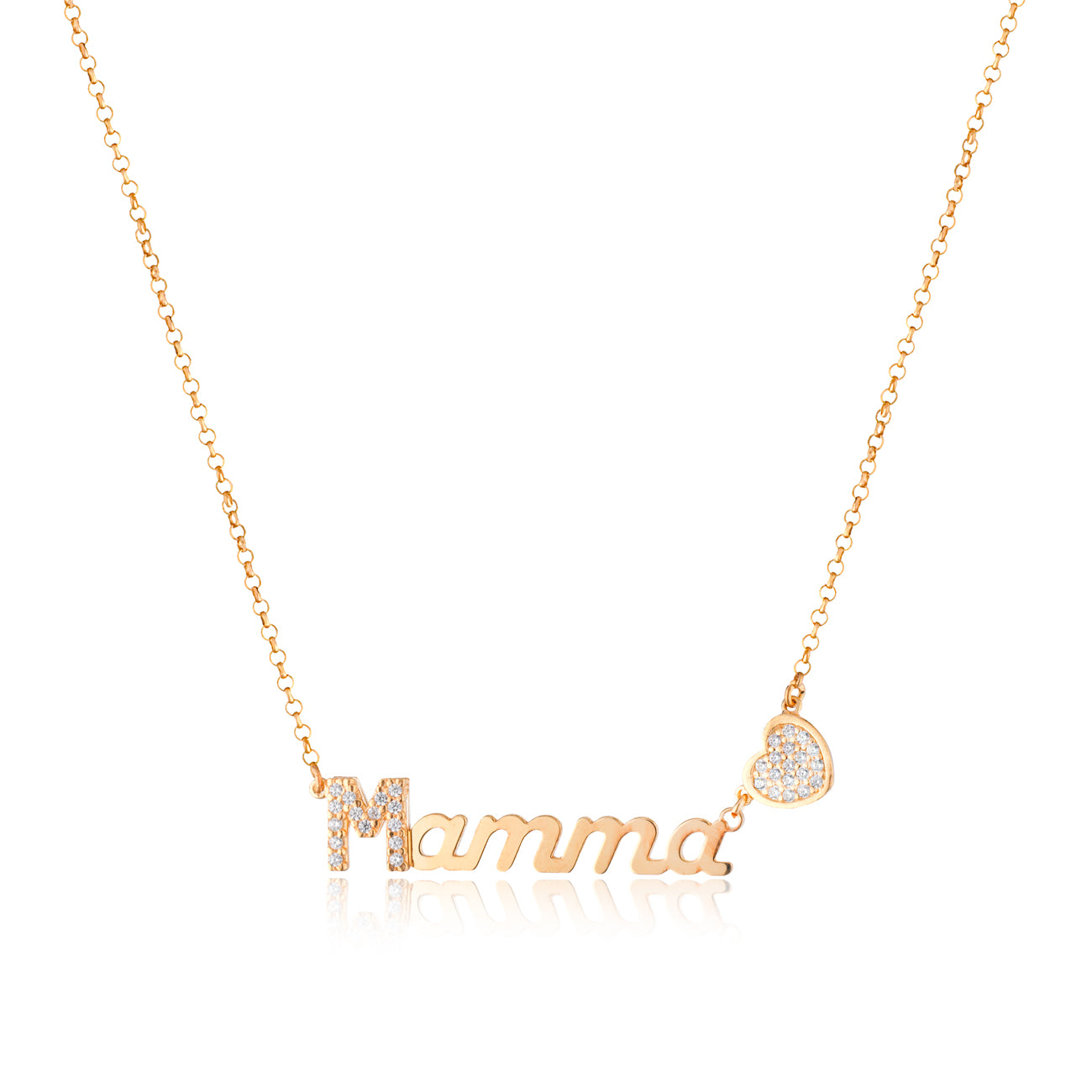 SymbolPavè name necklace
