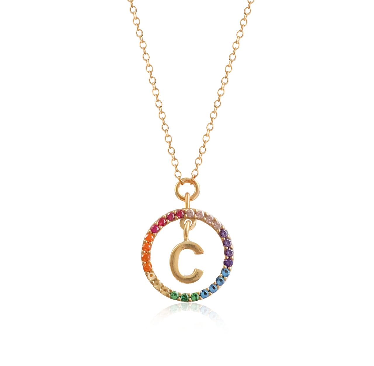 RoundInitial necklace
