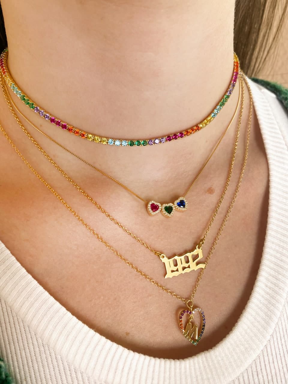 HeartInitial necklace