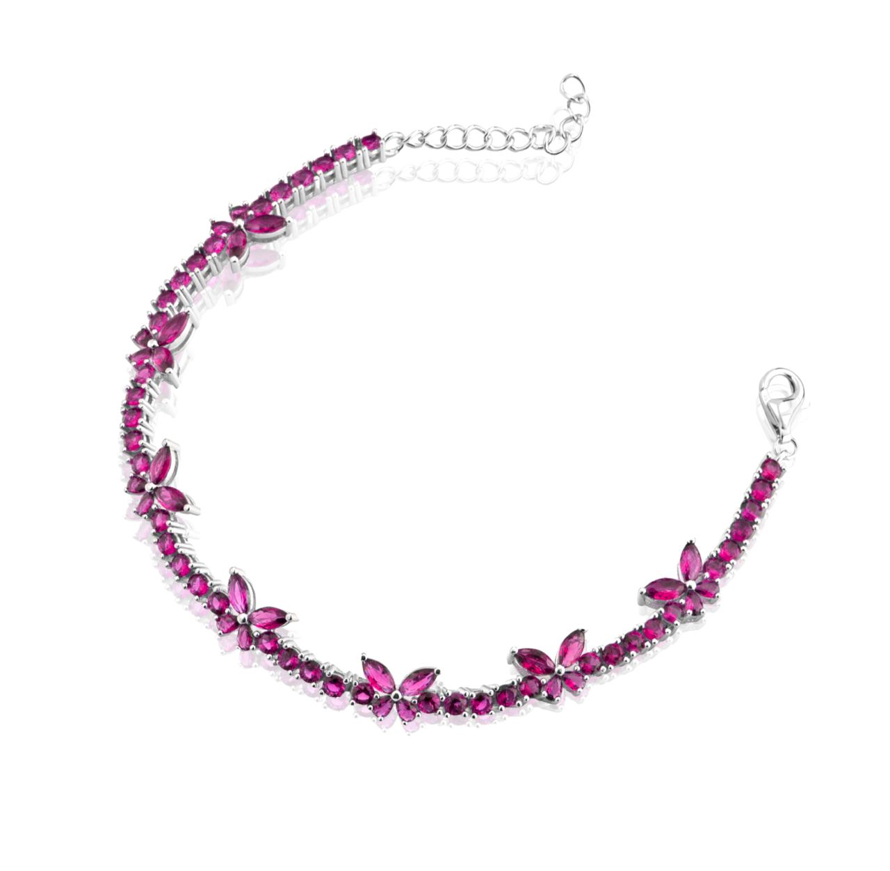 Butterflies tennis bracelet