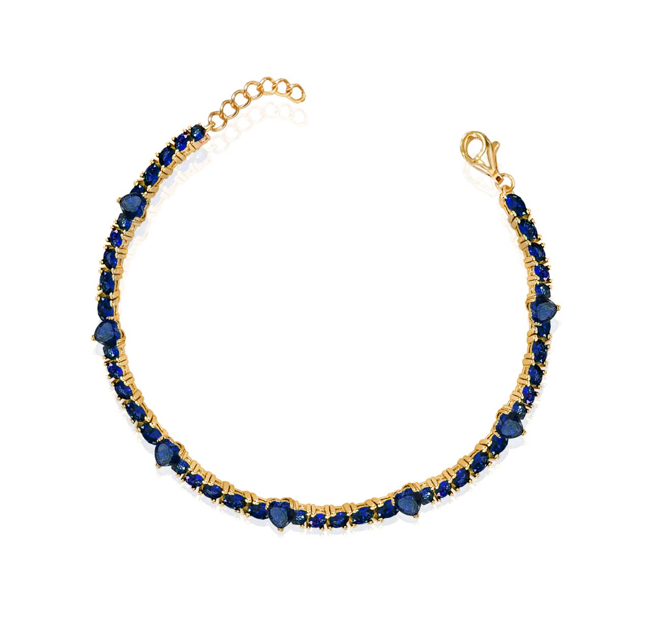 Hearts tennis bracelet
