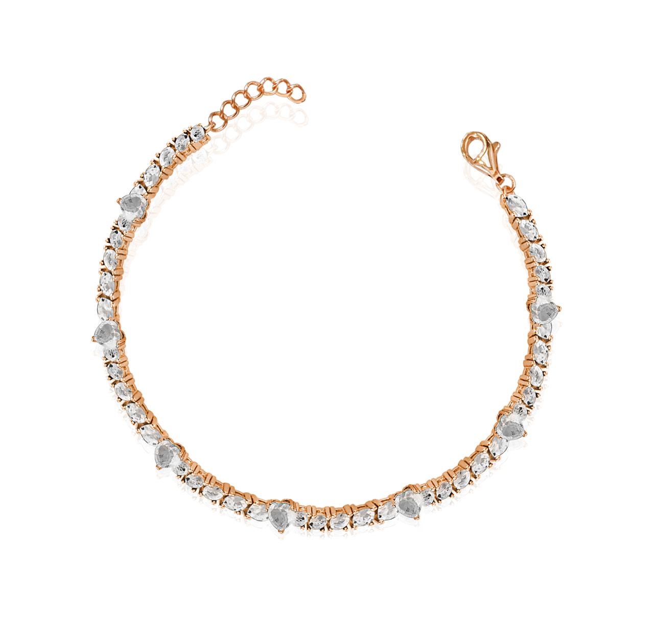 Hearts tennis bracelet