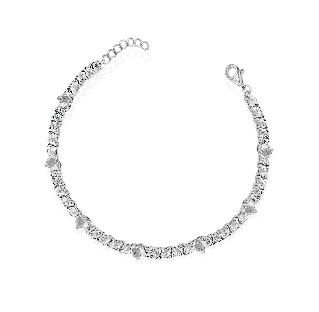 Hearts tennis bracelet