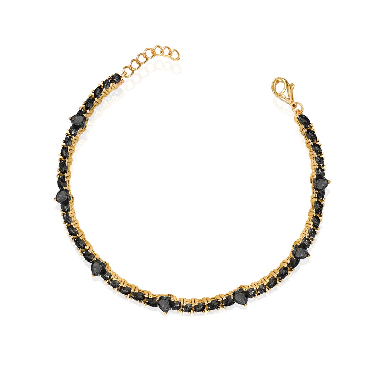 Hearts tennis bracelet