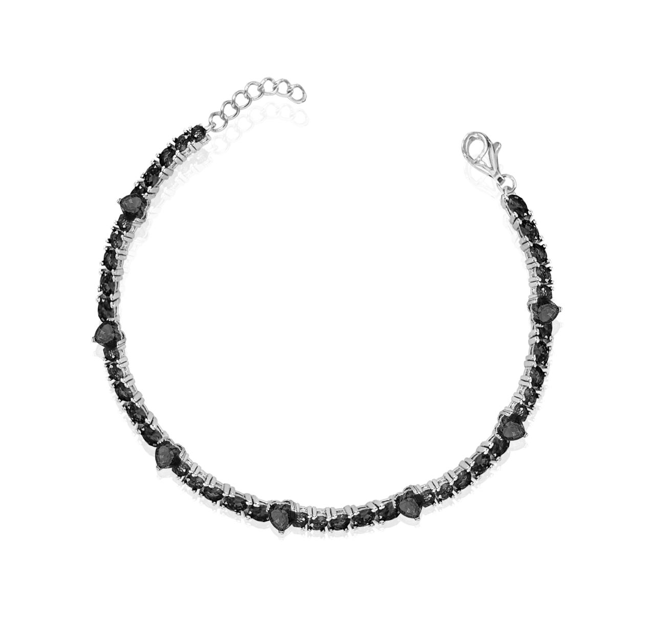Hearts tennis bracelet
