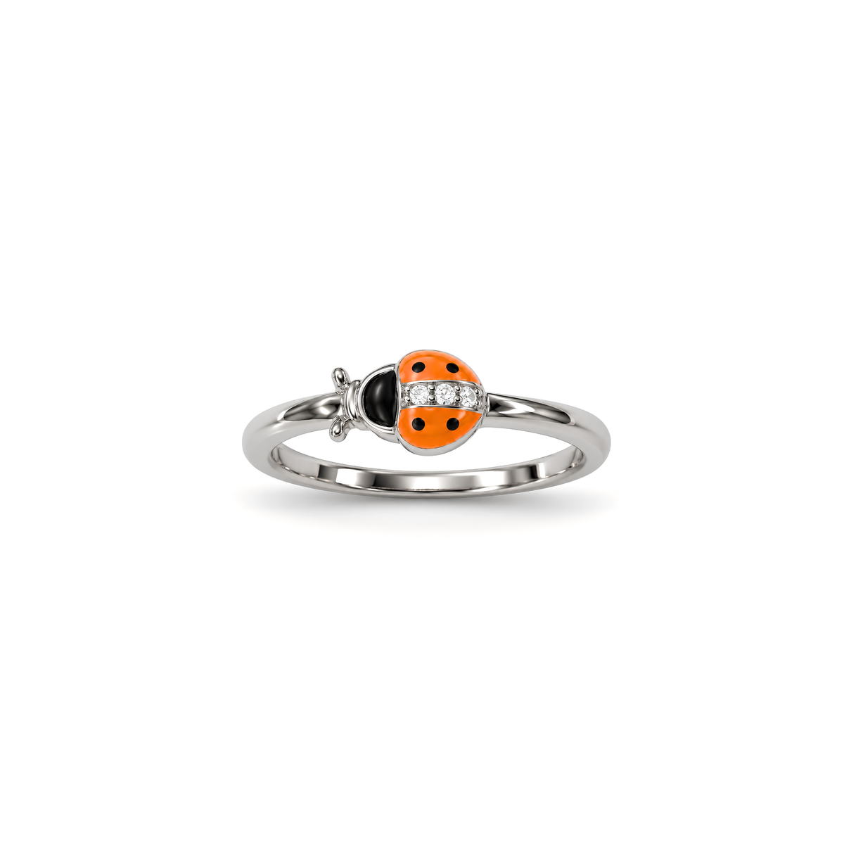Anello baby coccinella