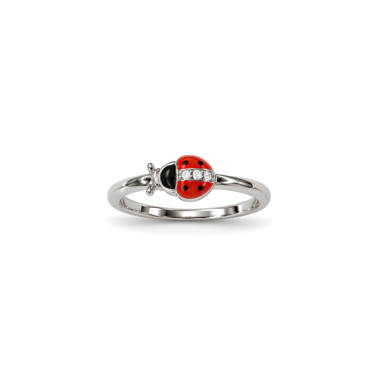 Anello baby coccinella